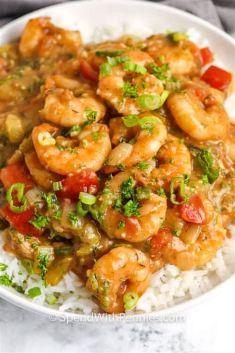 Shrimp Etouffee (step-by-step) - Spend With Pennies