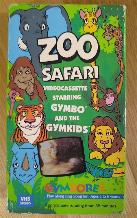 Gymboree+Zoo+Safari+VHS+1988+Gymbo+and+The+Gym+Kids for sale online | eBay