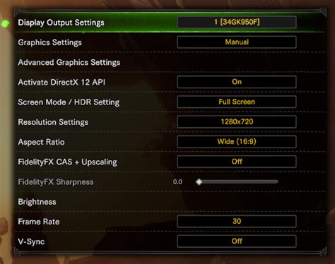 Monster Hunter World Steam Deck Graphics Settings 2023 · GitHub