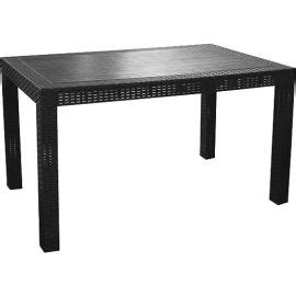 3MPlast Aura Plastic Rectangular Rattan Dining Table