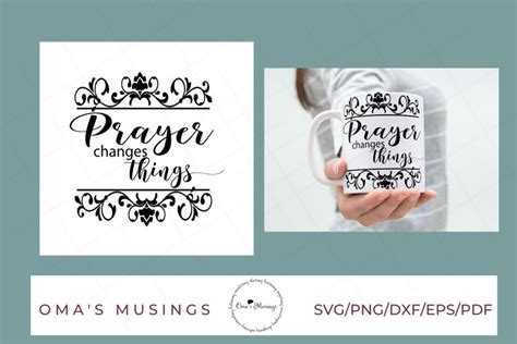 Prayer SVG - Prayer Changes Things SVG