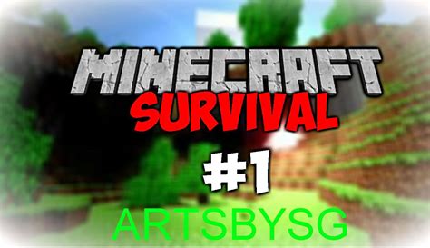 ARTSBYSG: MINECRAFT SURVIVAL THUMBNAILS!?