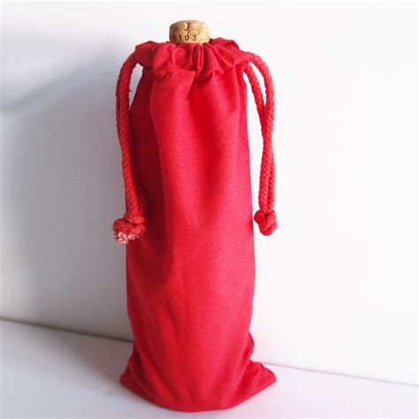 Red Cotton Drawstring Bags, Wholesale Drawstring Bags