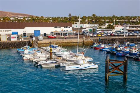 Boats and Yachts in Rubicon Marina, Lanzarote, Canary Islands, Spain Editorial Image - Image of ...