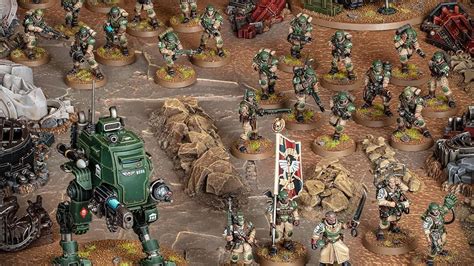 Warhammer 40K Astra Militarum Army Set Preview | TechRaptor