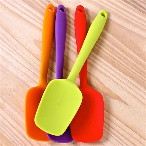 Colorful Integrated High Temperature Resistance Silicone Spatula Baking ...