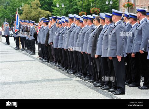 Polish police uniform hi-res stock photography and images - Alamy