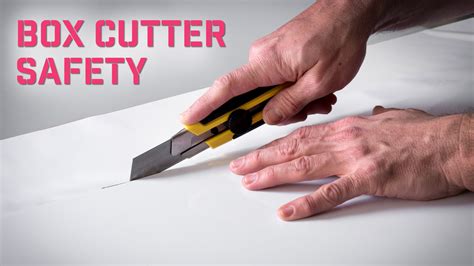 As the Holidays are fast approaching, lacerations from box cutters typically skyrocket because ...