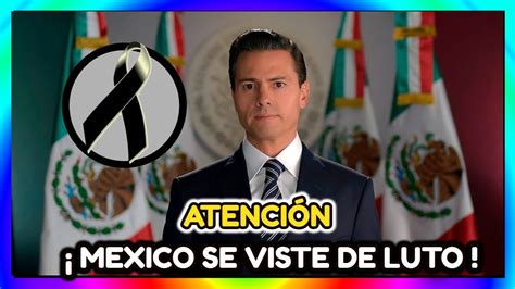 🔥¡ ÚLTIMA HORA! México se viste de LUTO Triste Noticia HACE UNAS HORAS ...