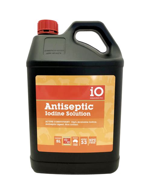 iO Antiseptic Iodine Solution | Independents Own