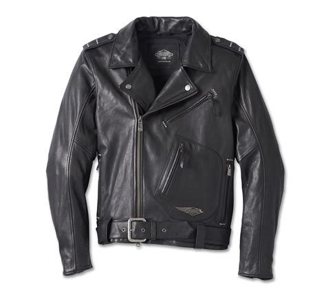 Men's 120th Anniversary Cycle Champ Leather Biker Jacket | Harley ...