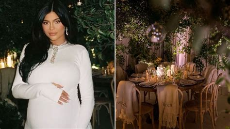 Kylie Jenner's stunning baby shower with personalized blankets and crafts - all the details | HELLO!