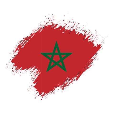 Free brush vector frame Morocco flag 16543794 Vector Art at Vecteezy