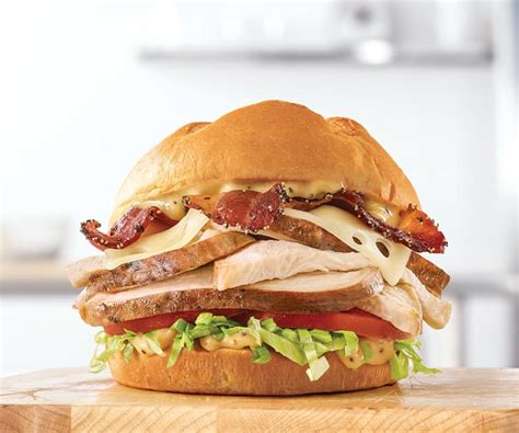 Arby's Roast Chicken Bacon Swiss Sandwich Nutrition Facts