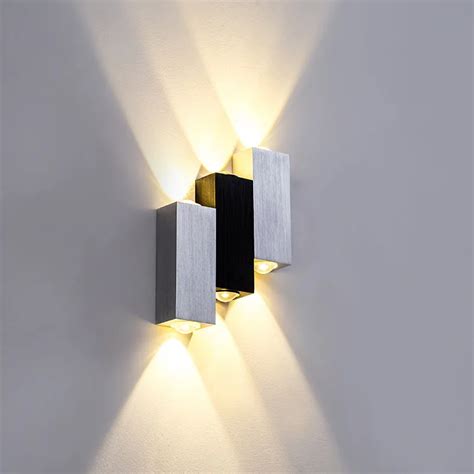 Dimmable/N 6W LED Wall Sconce Light Up/Down Lamp Stair Lighting Fixture Bedroom Corridor Disco ...