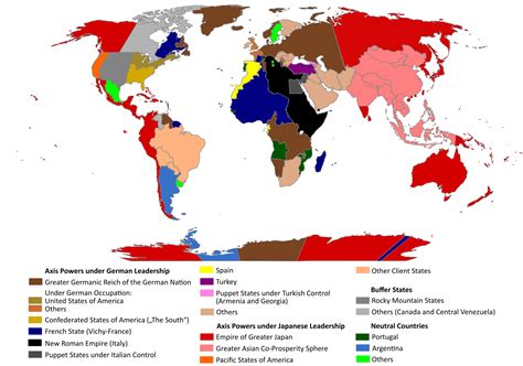 Man In The High Castle World Map Season 4 - Zone Map