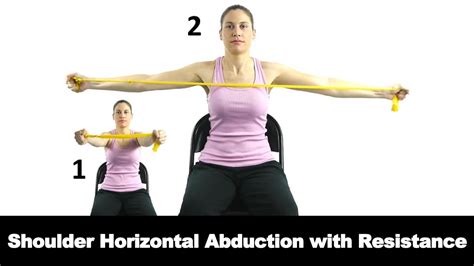 Shoulder Horizontal Abduction with Resistance - Ask Doctor Jo - YouTube