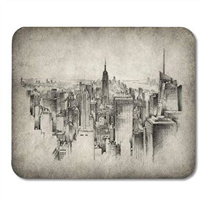 New York Skyline Pencil Drawing at PaintingValley.com | Explore collection of New York Skyline ...