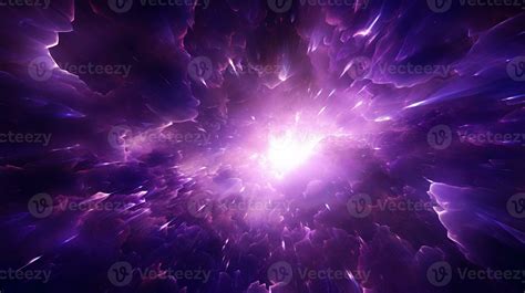 Explosion with purple lighting. Generative AI 30350787 Stock Photo at ...