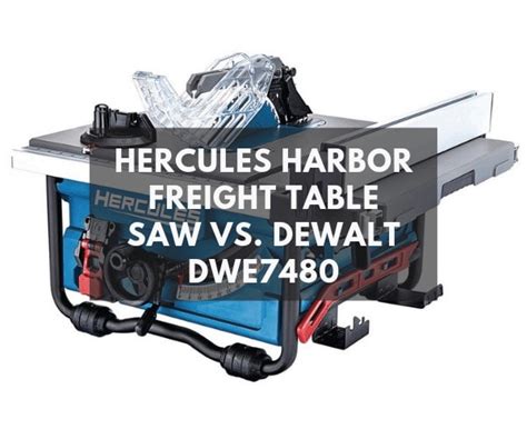 Hercules Harbor Freight Table Saw VS DeWalt - The Saw Guy