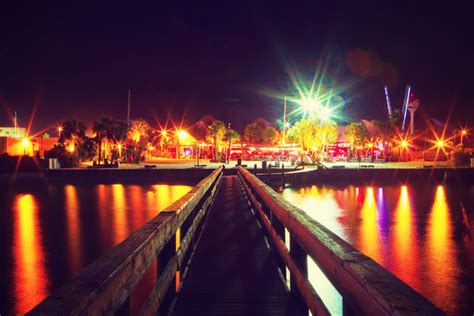 The Boardwalk at Night — Kevin & Amanda