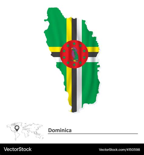 Dominica Map Outline