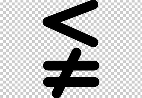 Less-than Sign Equals Sign Symbol Mathematics Slash PNG, Clipart, Angle, Ascii, At Sign ...