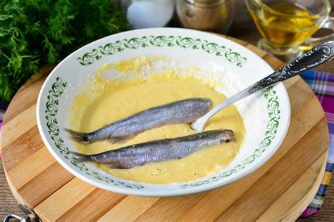 Fried capelin in batter - a quick and easy recipe