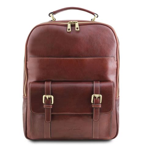 Leather Laptop Backpack - Nagoya - Domini Leather