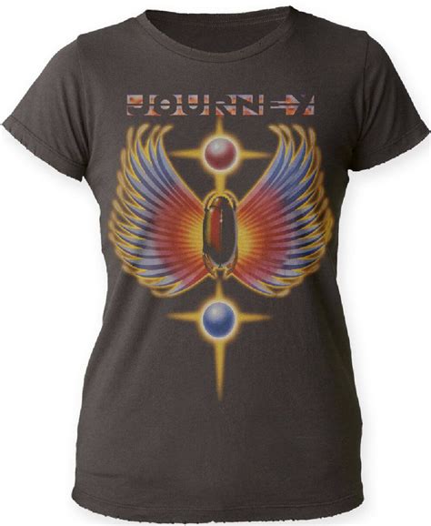 Journey Greatest Hits Album Cover Artwork Women’s Black T-shirt