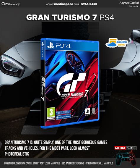 Gran Turismo 7 Playstation 4 PS4 - MediaSpace