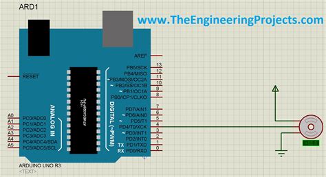 Control Servo Motor with Arduino in Proteus - The Engineering Projects