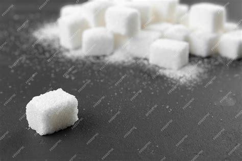 Premium Photo | White sugar cubes