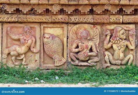 Relief At Ruins Of Somapura Mahavihara In Paharpur, Bangladesh Royalty-Free Stock Photography ...