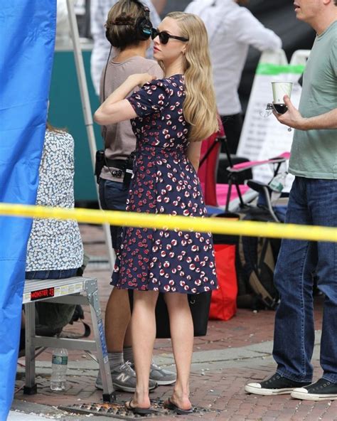 AMANDA SEYFRIED on the Set of Ted 2 in Boston – HawtCelebs