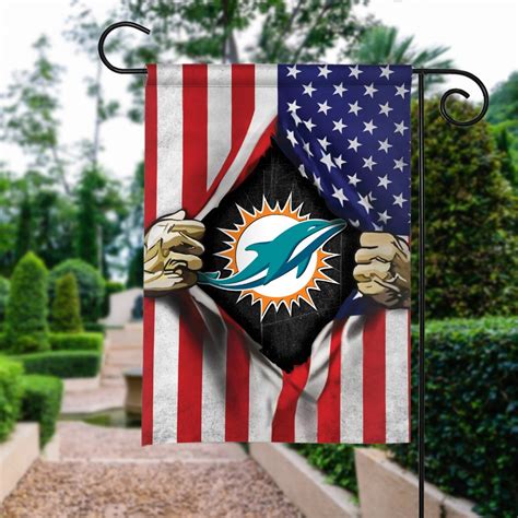 Miami Dolphins Flag Miami Dolphins Lawn Sign Miami Dolphins | Etsy