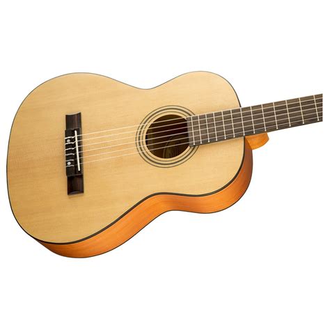 Fender ESC80 Guitarra Acústica Clássica Tamanho 3/4, Natural na Gear4Music.com