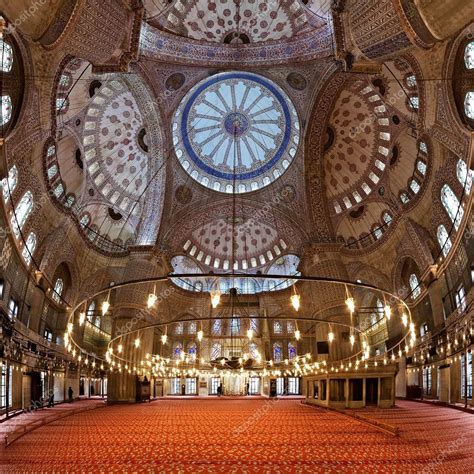 Interior of the Sultanahmet Mosque in Istanbul - Stock Photo , #Aff, # ...