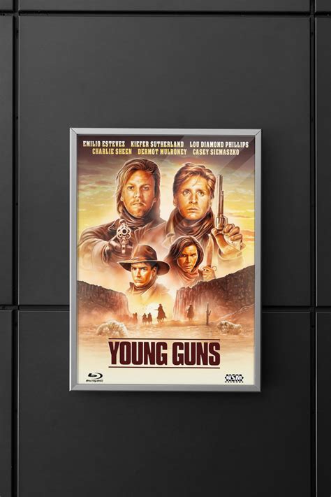 Young Guns Movie Poster Wall Decor Digital Print Vintage | Etsy