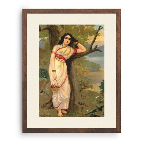 Ahalya Painting & Wall Art Print by Raja Ravi Varma - Dessine Art