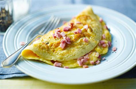 Bacon Chicken Cheese Omelette – Brussels Sprouts