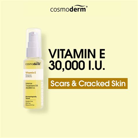 Cosmoderm Vitamin E Intense Treatment Oil 30,000 I.U. 30ml