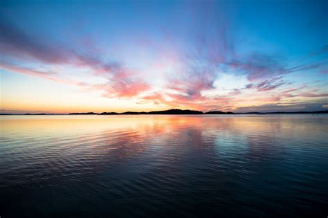 beach, Sky, Sunset, Sun, Trees, Lake, Clouds, Colour, Color, Sea ...