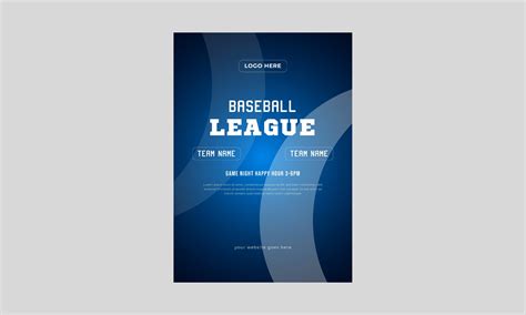 Baseball Flyer Template Design Graphic by Focus Studio · Creative Fabrica