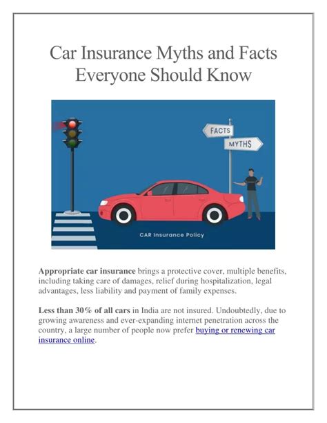 PPT - Car Insurance Myths And Facts Everyone Should Know PowerPoint ...