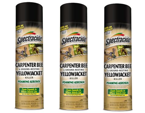 3 Pack Spectracide Carpenter Bee & Nesting Yellowjacket Killer Spray ...