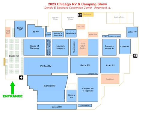 Convention Center Map – Chicago RV & Camping Show