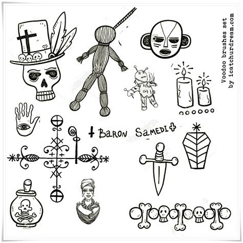 Voodoo symbols PS brushes by iCatchUrDream on DeviantArt