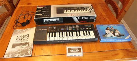 MATRIXSYNTH: Casio SK-1 Sampling Keyboard Synthesizer w/ Original Box ...