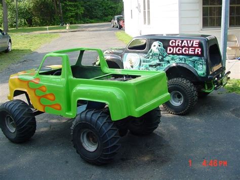 My kids Mini Monster Truck Go- Kart | Monster trucks, Go kart, Monster truck toys